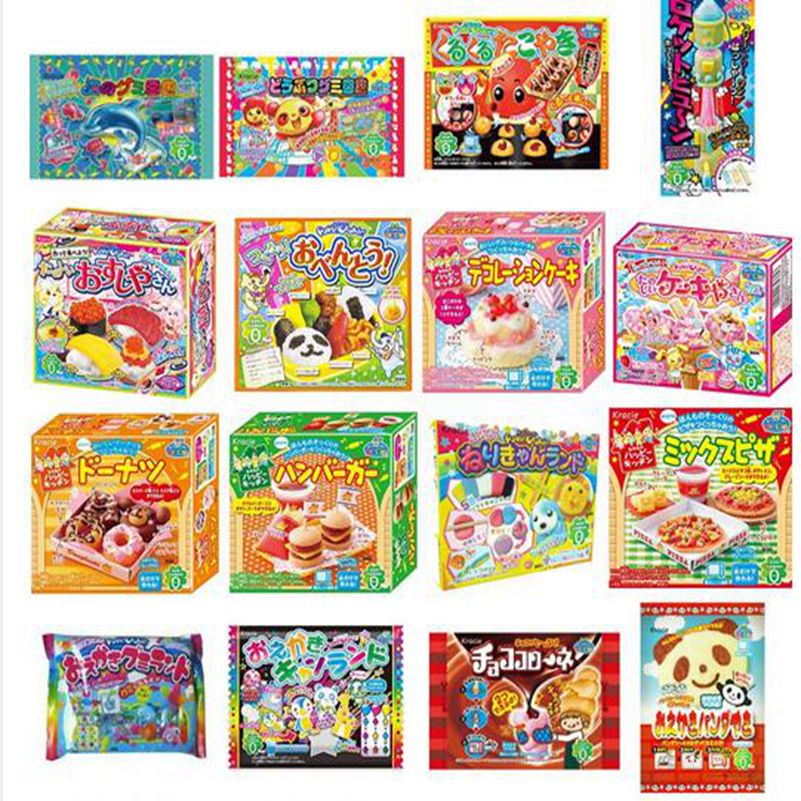 Japanese Snacks - Японская поп-кулита, пицца Kracie, гамбургер, кухонная