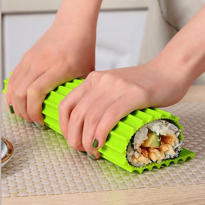 Sushi Making Kit - Силиконовая ручная занавеска для суши, имитация