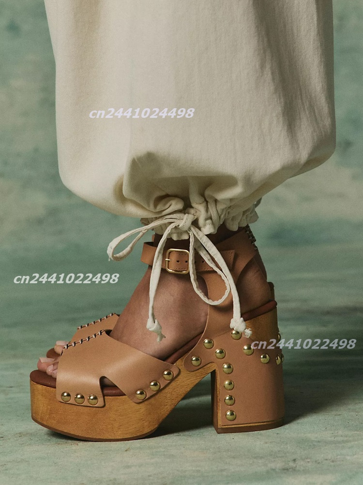 Женские босоножки на массивном – обзор и цена Geta Wooden Sandal