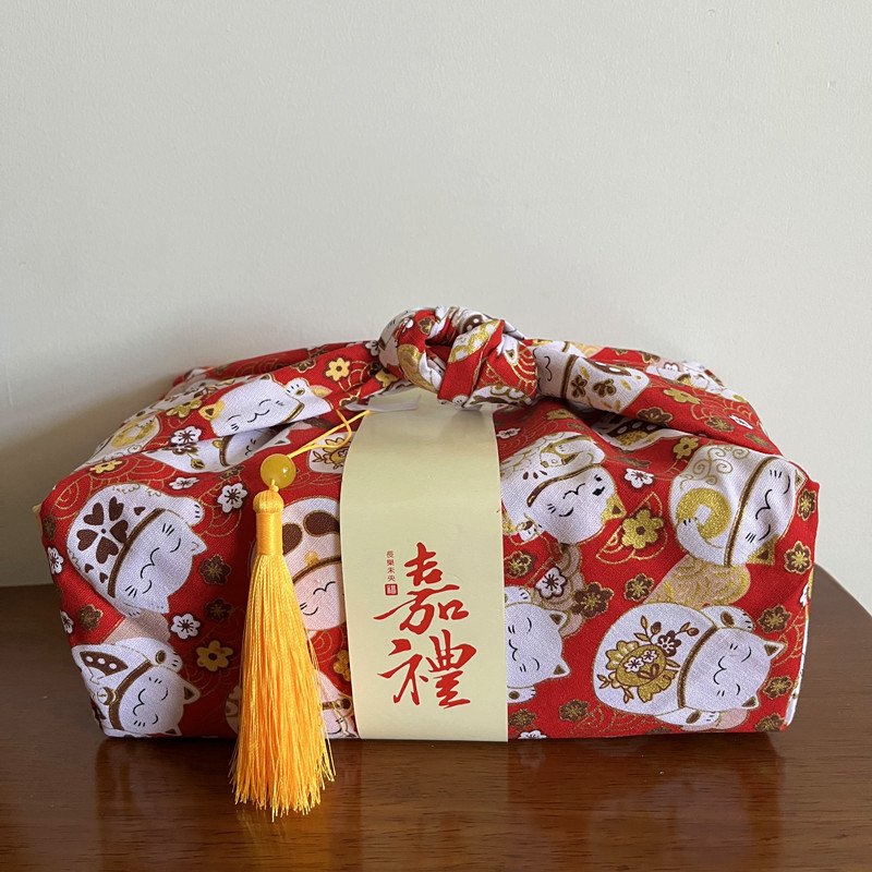 Носовой платок в японском стил – обзор и цена Furoshiki
